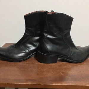 J Ghost Authentic Vero Cuoio Italiana Leather Boots. Made in Italy. Size EU 40
